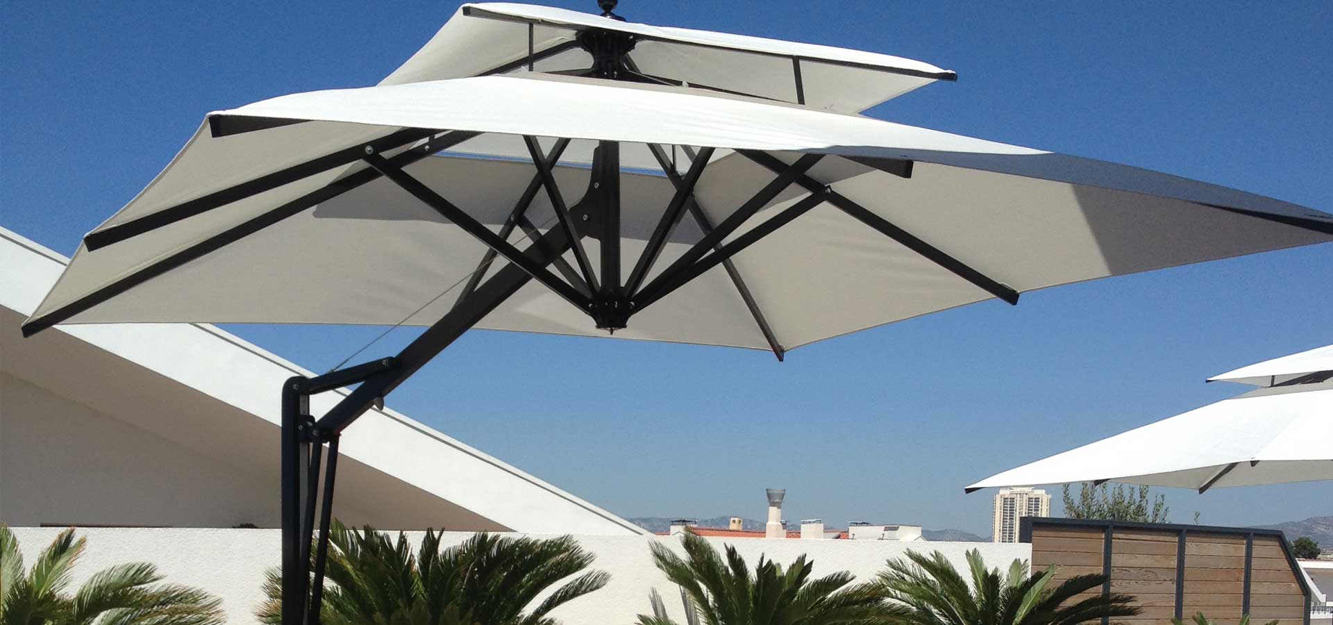 Parasol professionnel terrasse Toulon